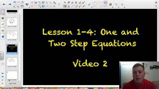 Lesson 1-4 Video 2