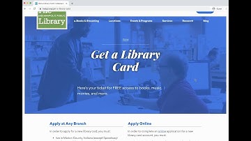 Spanish Language Tutorial:  Getting A Library Card