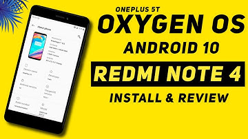 (OP5T) Oxygen OS Android 10 Rom For Redmi Note 4 | Install & Full Review