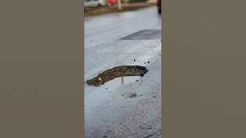 When the bus hits a pothole