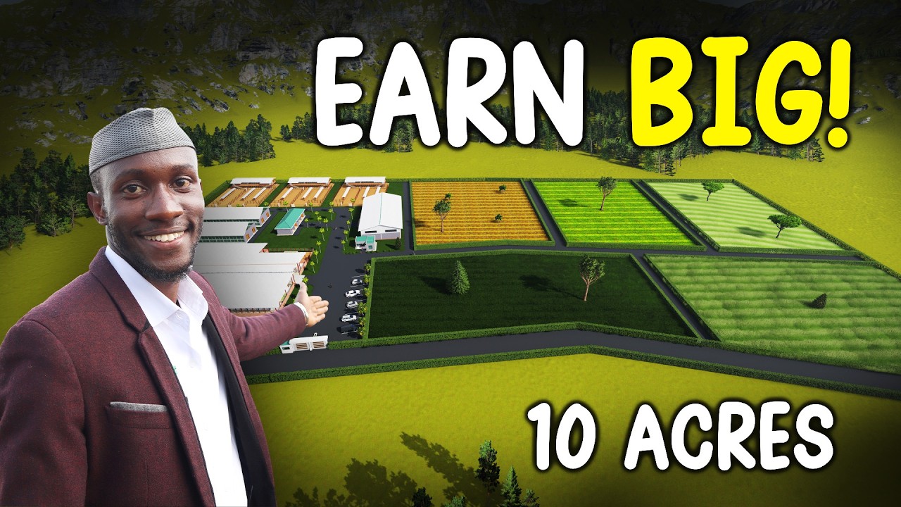How to setup an integrated farm on 10 acres - YouTube