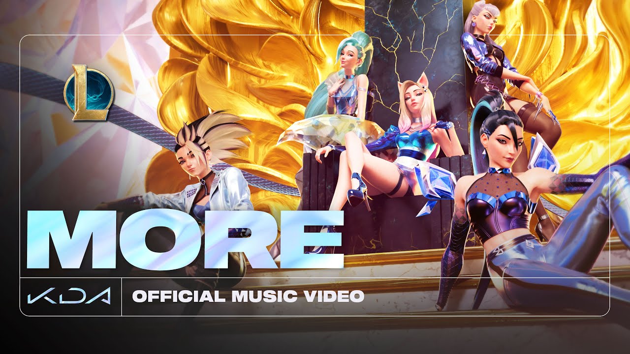 K/DA - MORE ft. Madison Beer, (G)I-DLE, Lexie Liu, Jaira Burns, Seraphine  (Official Music Video)