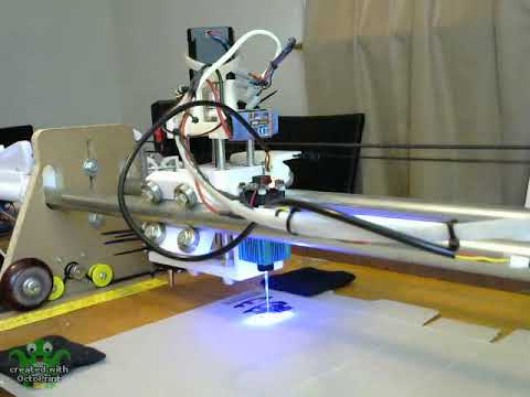 Garfield on laser-enabled FoamRipper - YouTube