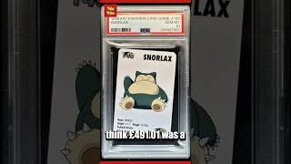 😳 Big sale: Snorlax went for £491.01 📈 #shorts