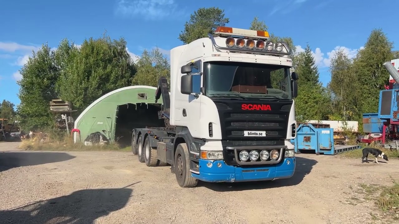 Lastbil Scania R500 8X4*4 Tridemväxlare med Hiab Multilift
