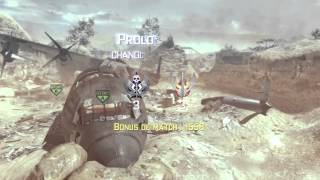 Last MW2 killcam and first sick cross map AW shot !