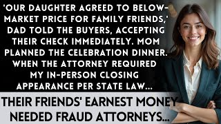 Download Lagu Parents Sold My Investment Property To Their Friends — The Closing Attorney Noticed... MP3