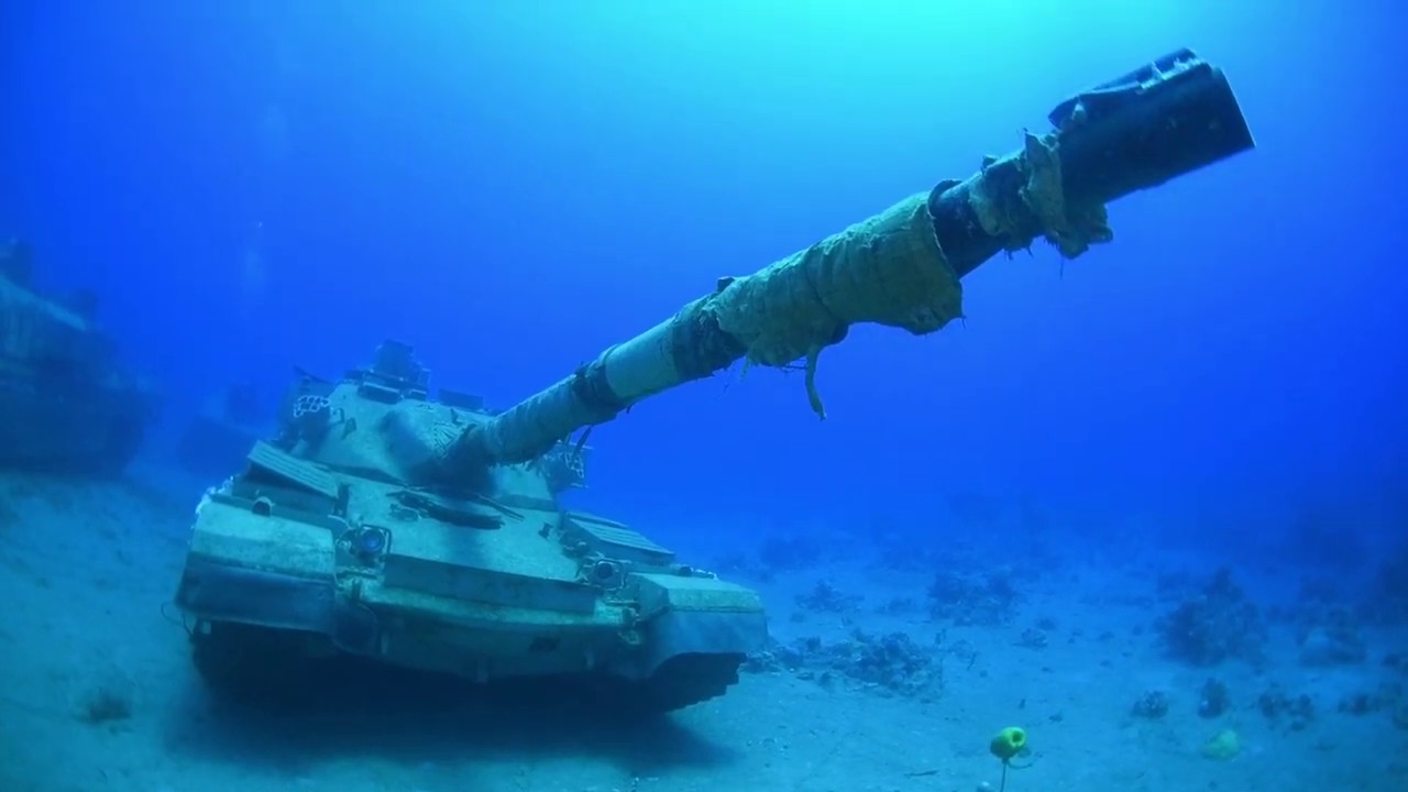 Underwater military museum