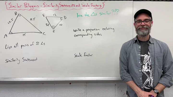 Geometry - Similar Polygons and Similarity Statement and Scale Factor (ex1)