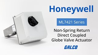 Honeywell's ML7421Series, Non-Spring Return Direct Coupled Globe Valve Actuator