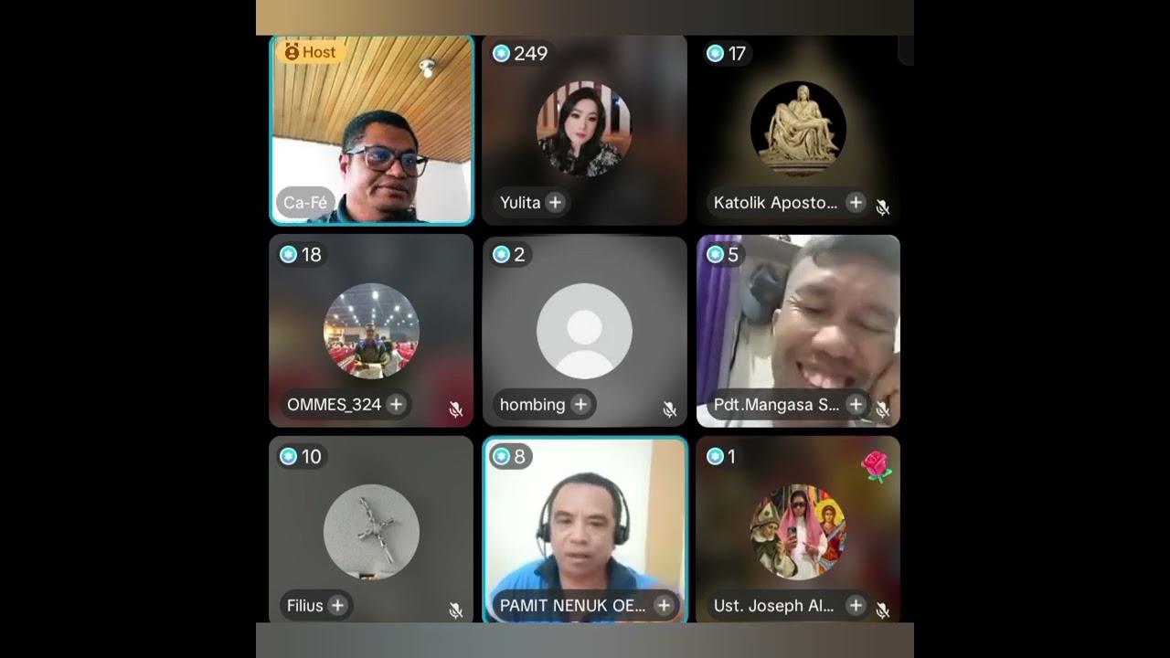 Rm.Cafe. Viralkan. Pendeta, Sok tau. Hasil akhir kabur. 