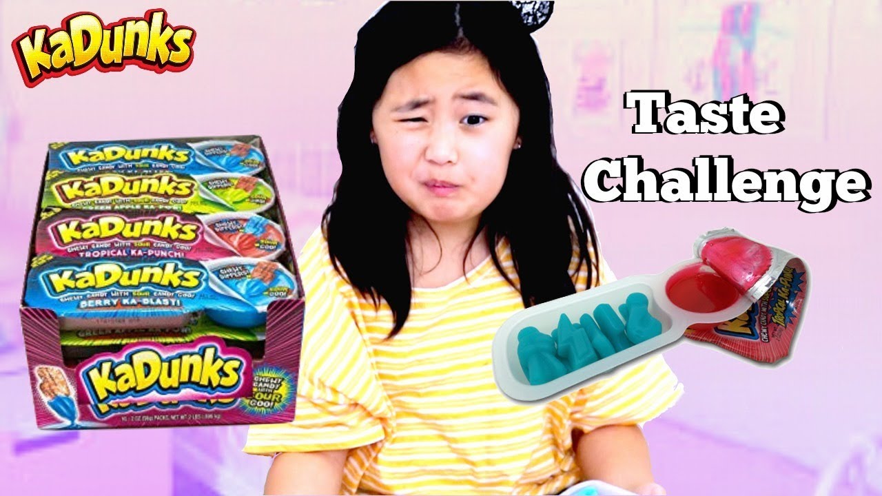 Kadunks Sour Candy Dip Challenge Kids Candy Taste Test YouTube