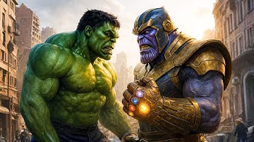 Hulk and Red Hulk vs Thanos: The Battle That Shakes the Universe!