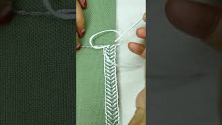 #embroidery #loopstitch #sewing #beginnersstitch #beads #stitchboutique #diy #diynstitch