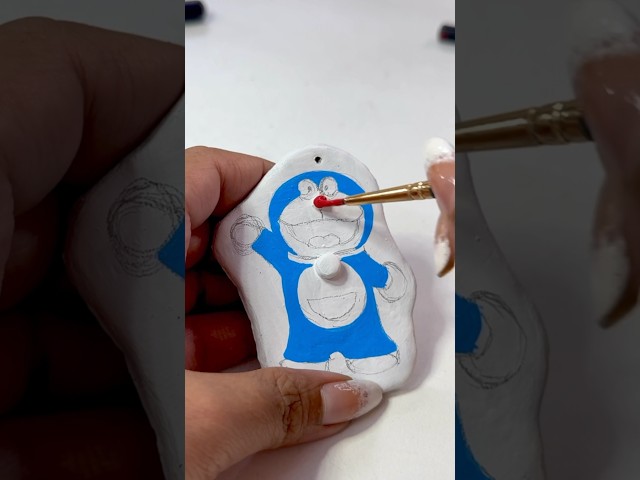 I Made Doraemon Keychain 😱 #ShivangiSah #Shorts #DIY class=