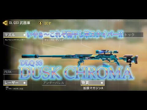 いやぁ～これぞ物干し竿スナイパー!!『DLQ33ダスククロマ』