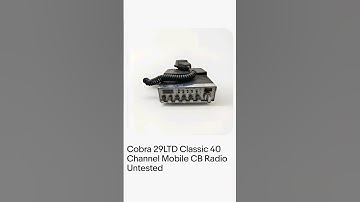 Cobra 29LTD Classic 40 Channel Mobile CB Radio Untested