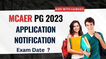 MCAER PG CET -2023 - Information Bulletin about Exam