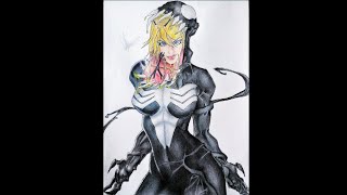 Drawing SheVenom (Venom) | RAMRULEZ screenshot 2