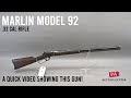 46 Marlin Model 92 .32 Cal Rifle - A Quick Video in our Photo Booth