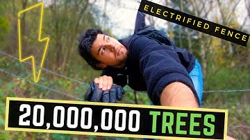 How I helped planting 20 MILLION TREES | Teamtrees | Getting electrocuted!