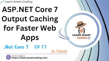 ASP NET Core 7 Web API Output Caching for Faster Web Apps | Tamil | C# 11 | #dotnetcore #csharp