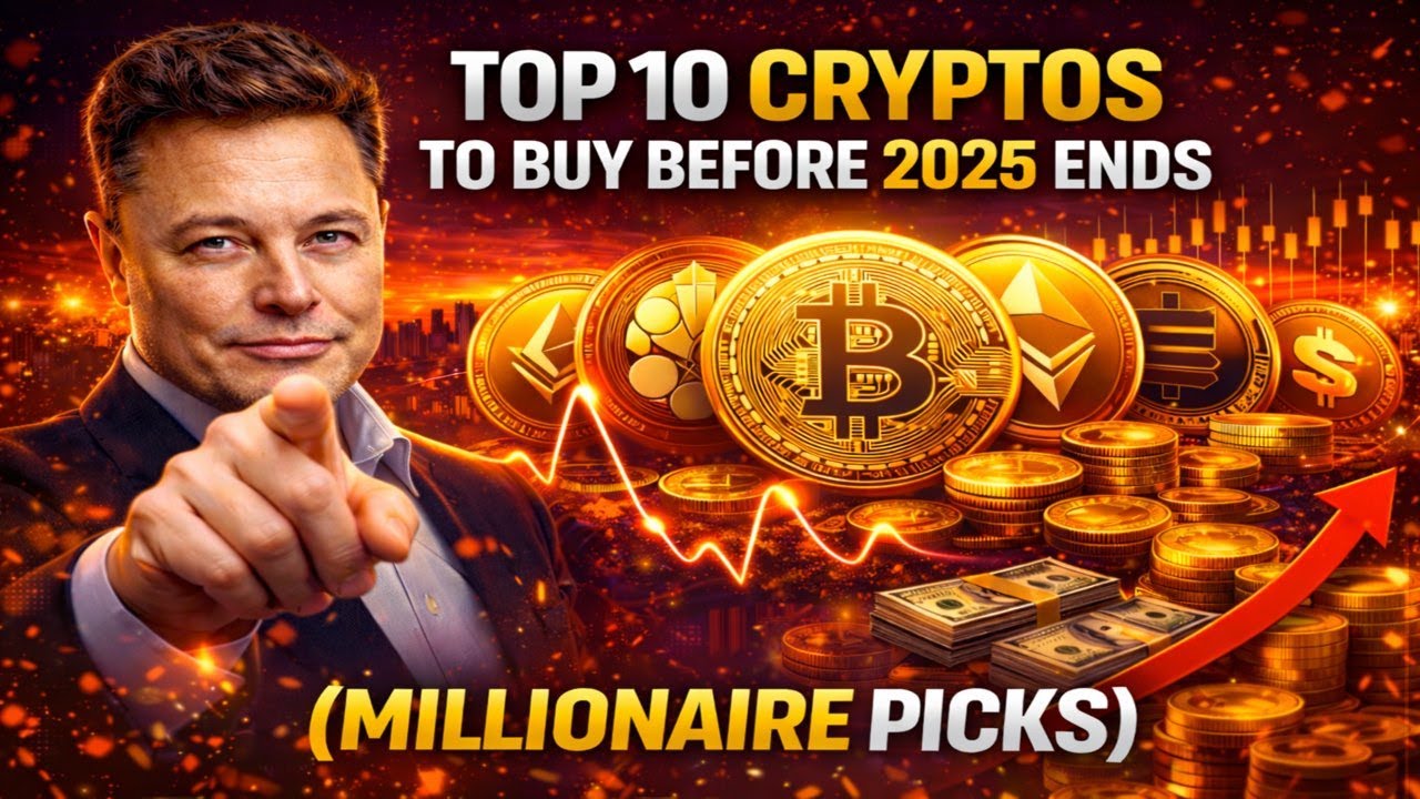 Top 10 Cryptos to Buy Before 2025 Ends (Millionaire Picks) - YouTube