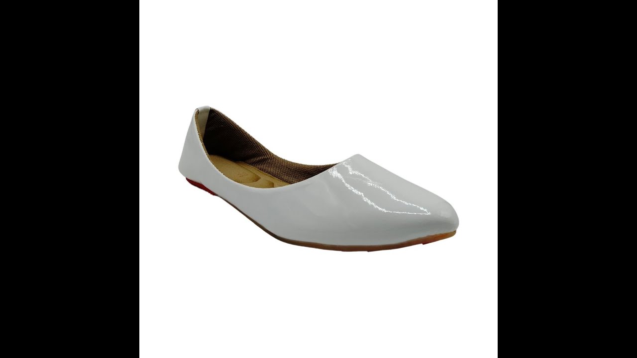 Women White Flat Shoes SH0018 YouTube Women White Flat Shoes SH0018 YouTube