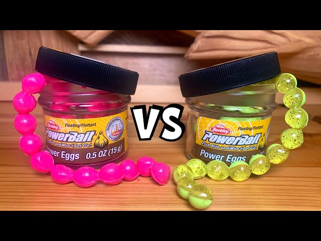 Powerbait Power Eggs Magnum vs Clear (Trout Fishing Power Eggs Review &  Tips) 