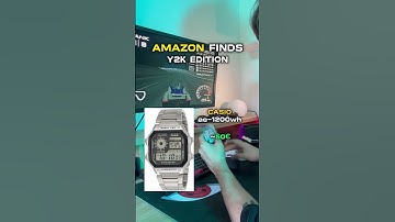CASIO knows what they‘re doing😱🔥 #amazonfinds #casio #y2k #fashionshorts
