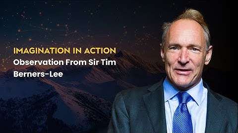 Reclaiming the Web: Sir Tim Berners-Lee on AI Empowerment &  Data Sovereignty | Davos 2025