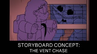 Poppy Playtime animation - The Vent Chase scene (storyboard)