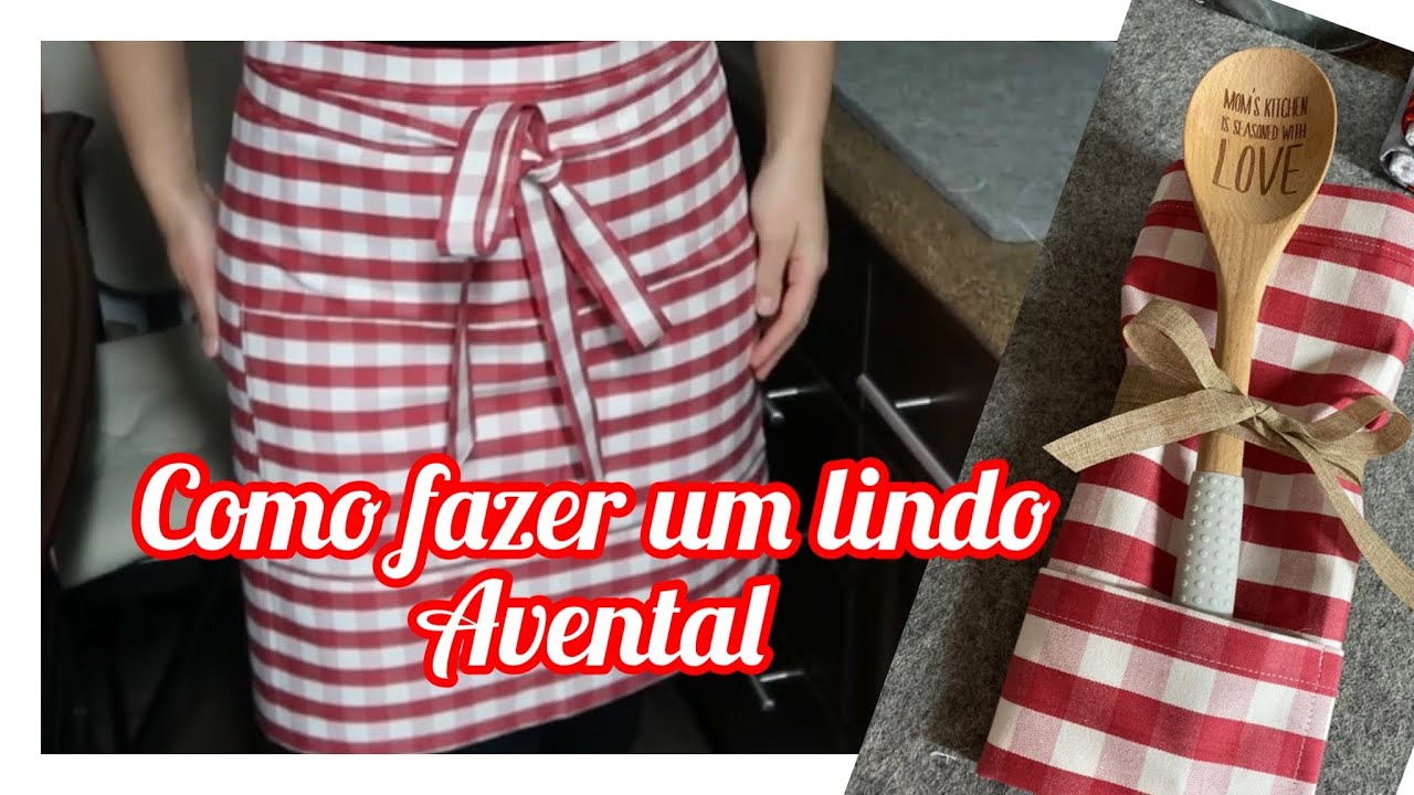 Como fazer um lindo Avental / Passo a passo !!!