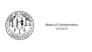 10/20/25 Board of Condemnation