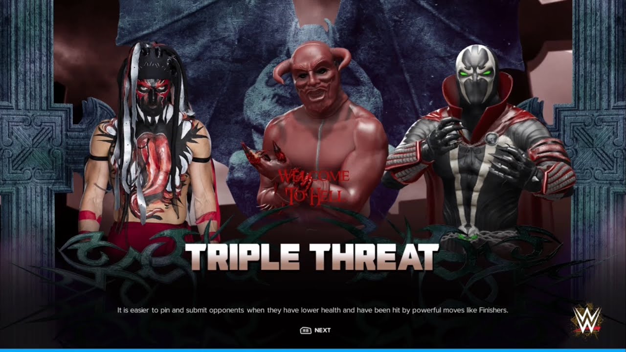 Demon vs “Demon” Finn Bálor vs Spawn - Extreme Rules | WWE 2K24 - YouTube