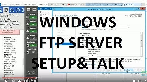 Windows FTP Server Setup with IT Scenario Talk