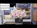 Hướng dẫn cắm giỏ hoa mừng sinh nhật nữ tông hồng  | How to arrange birthday flowers | hoa Tường An