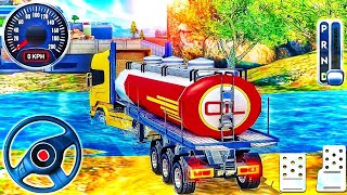 Oil Tanker Driving Simulator 3D - Cargo Fuel Transporter Truck Offroad - Android Gameplay screenshot 5