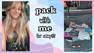 Pack With Me For Camp!!