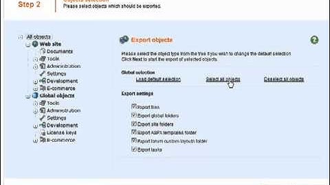 Kentico CMS Export Site (Kentico Website Backup)
