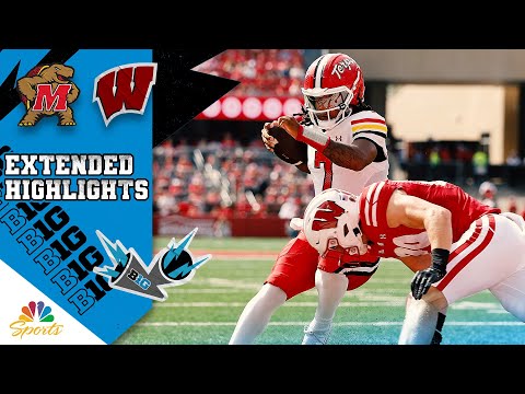 Maryland Terrapins vs. Wisconsin Badgers | COLLEGE FOOTBALL HIGHLIGHTS | 9/20/2025 | NBC Sports