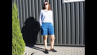 linen shorts color teal blue by LinenAroundMe 7 views 1 year ago 21 seconds