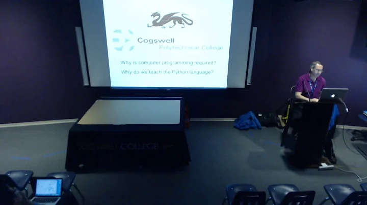 Introduction to Python and Robotics at Cogswell Co...