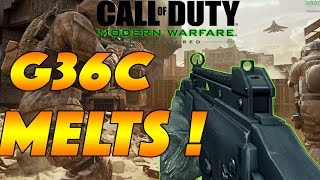 Modern Warfare Remastered - The G36C MELTS ! (CoD4 Multiplayer Gameplay)