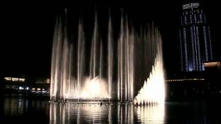 The Dubai Fountain  Shik Shak Shok   Shot HD