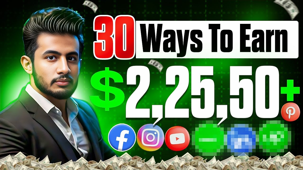 30 Best Ways to Make Money Online in 2025 ($2,250+ Per Month!) 💰🔥 - YouTube