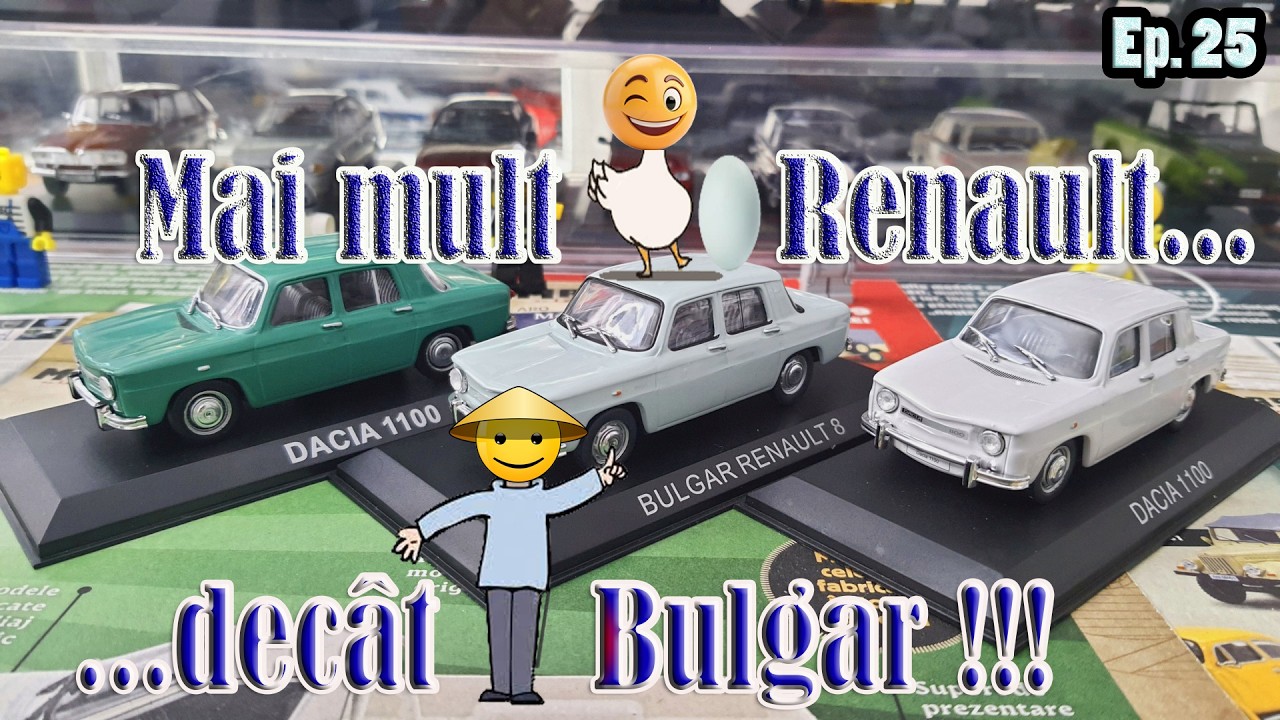 Mașini de legendă nr. 25 - Bulgar Renault 8 (a.k.a. Dacia 1100)