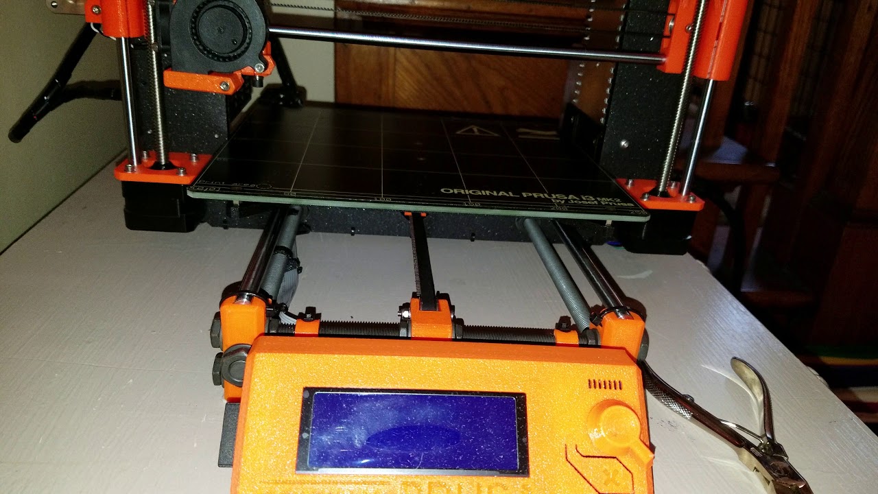 Prusa i3 MK2 preheat fail - YouTube