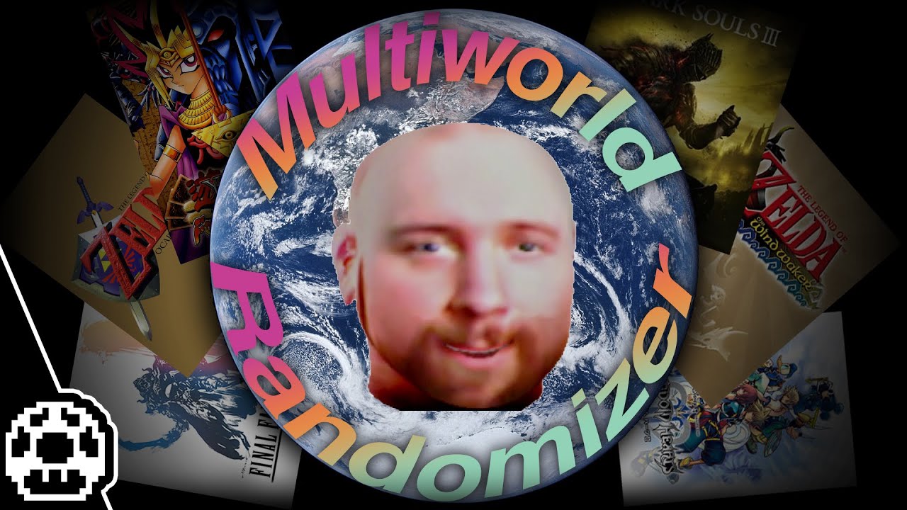 Buben spielen einen Multiworld Randomizer.