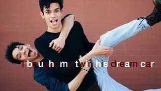 I bought my twin his dream car   (emotional)  blind reaction Lucas and Marcus